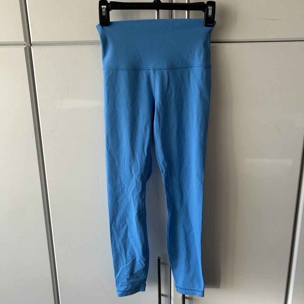Lululemon Align High-Rise Pant 25 Cyan Blue Nulu Leggings LW5DRJS Size 4
